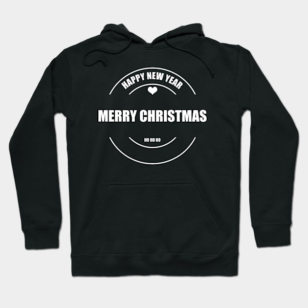 Merry Christmas and Happy New Year Hoodie by PrimalWarfare